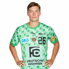Füchse Berlin Matchworn Heimtrikot Valter Chrintz 2022-2023
