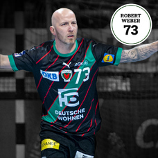 Füchse Berlin Matchworn Auswärtstrikot Robert Weber 2022-2023