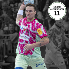 Füchse Berlin Matchworn Auswärtstrikot Lasse Bredekjaer Andersson 2024-2025-2406588