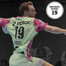 Füchse Berlin Matchworn Auswärtstrikot Mathias Gidsel 2024-2025-2406594