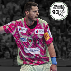 Füchse Berlin Matchworn Auswärtstrikot Mijajlo Marsenic 2024-2025-2406606