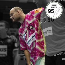 Füchse Berlin Matchworn Auswärtstrikot Paul Drux 2024-2025-2406609