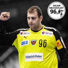 Füchse Berlin Matchworn Torhütertrikot Dejan Milosavljev 2024-2025-2406611