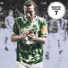 Füchse Berlin Matchworn Heimtrikot Manuel Strlek 2024-2025-2406613