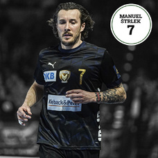 Füchse Berlin Matchworn CL-Trikot Manuel Strlek 2024-2025-2406615
