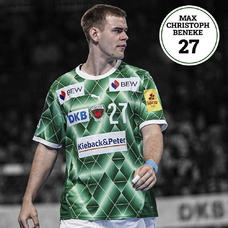 Füchse Berlin Matchworn Heimtrikot Max Beneke 2024-2025-2406616