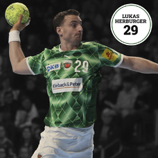 Füchse Berlin Matchworn Heimtrikot Lukas Herburger 2024-2025-2406619
