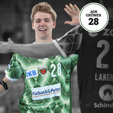 Füchse Berlin Matchworn Heimtrikot Jan Grüner 2024-2025-2406628