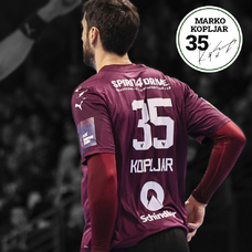 Füchse Berlin Matchworn EHF-Trikot Marko Kopljar 2022-2023