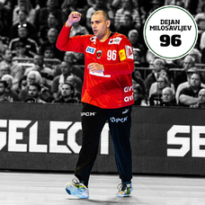 Füchse Berlin Matchworn Torhütertrikot Dejan Milosavljev 25/26 rot Halbfinale HBL FINAL4-2456119