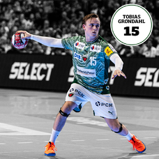 Füchse Berlin Matchworn Heimtrikot Tobias Grøndahl 25/26 Halbfinale HBL FINAL4-2456128