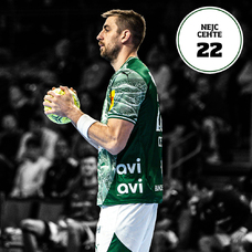 Füchse Berlin Matchworn Heimtrikot Nejc Cehte 25/26 Halbfinale HBL FINAL4-2456136