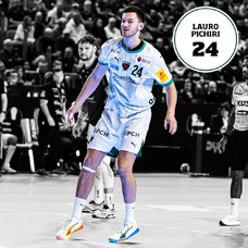 Füchse Berlin Matchworn 3rd Trikot Lauro Pichiri 25/26 Finale HBL FINAL4-2456139