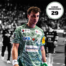 Füchse Berlin Matchworn Heimtrikot Lukas Herburger 25/26 Halbfinale HBL FINAL4-2456142