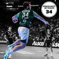 Füchse Berlin Matchworn Heimtrikot Hákun West av Teigum 25/26 Halbfinale HBL FINAL4-2456144