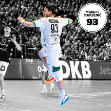 Füchse Berlin Matchworn 3rd Trikot Mijajlo Marsenić 25/26 Finale HBL FINAL4-2456147