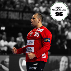 Füchse Berlin Matchworn CL FINAL4 Torhütertrikot Dejan Milosavljev 25/26 rot-2465348