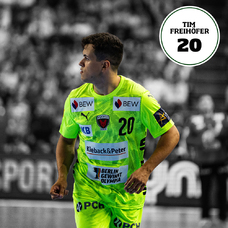 Füchse Berlin Matchworn CL Sondertrikot 26 Final4 Tim Freihöfer-2465364