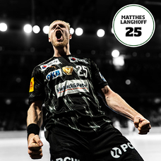 Füchse Berlin Matchworn CL Trikot schwarz Matthes Langhoff 25/26-2465369