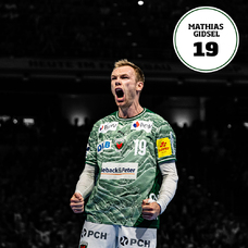 Füchse Berlin Matchworn HBL Heimtrikot 25/26 Mathias Gidsel-2465378